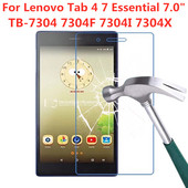 Edzett üveg képernyővédő fólia Lenovo Tab 4 7 Essential 7,0 hüvelykes TB-7304 7304F 7304I 7304X ujjlenyomat elleni védőfóliához