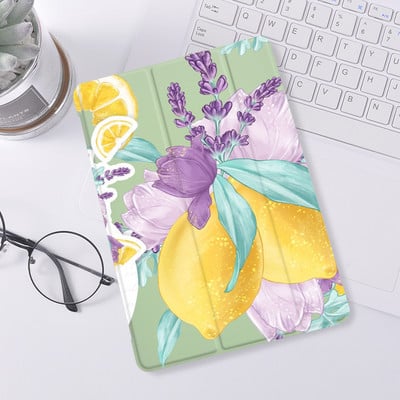 Plants Art Flowers for Air 4 iPad 8th Generation Case Cute 9.7 Pro 2019 7th 6th Pro 11 2020 Mini 2 3 4 5 Vāks Silikona Air 1 3