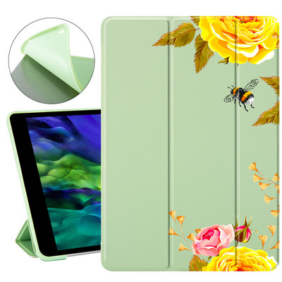 Plants Art Flowers for Air 4 ipad 8. generációs tok aranyos 9.7 Pro 2019 7. 6. Pro 11 2020 Mini 2 3 4 5 Borító Szilikon Air 1 3
