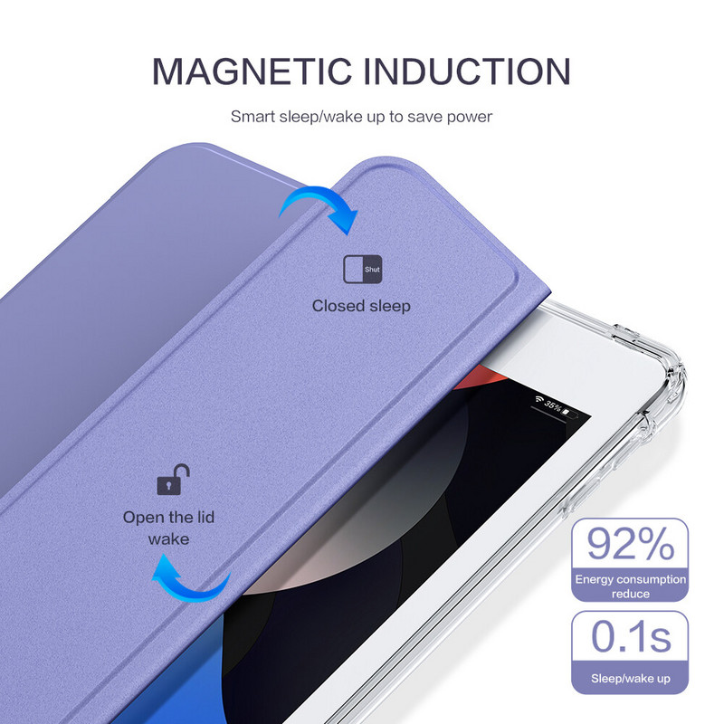 SmartDevil 10.2 in magnetska zaštitna torbica za Pad Pro 2019 2020 2021 navlaka za iPad 7 8 9. generacije prijenosni sklopivi držač