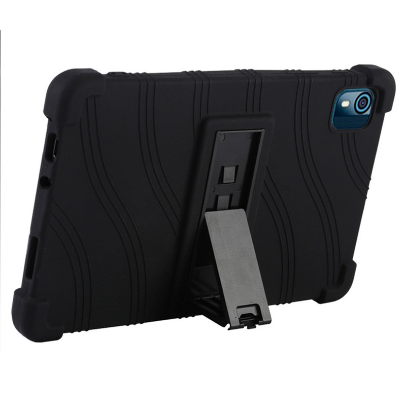 Dėklas, skirtas Nokia t20 TA-1392 10.36 Shell atsparus smūgiams vaikams saugus silikoninis nešiojamasis stovas planšetinio kompiuterio apsauginis dangtelis, skirtas Nokia T10 #S