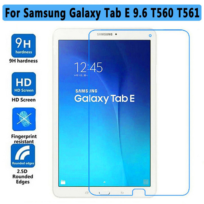 Tempered Glass For Samsung Galaxy Tab E T560 T561 9.6" Screen Protect Clear Cover 9H 2.5D 0.3mm με αντιεκρηκτική προστασία