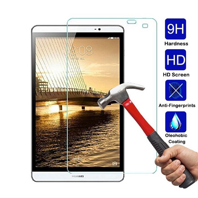 9H edzett üveg képernyővédő fólia Huawei MediaPad M2 8,0 hüvelykes M2-801L 801W 803L 802L karcmentes HD táblagép védőfóliához