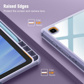 За Samsung Galaxy Tab S6 10,4 инча 2020 2022 Case Funda PU Stand Cover SM-P610 P613 Capa Калъф за таблет Coque с държач за молив