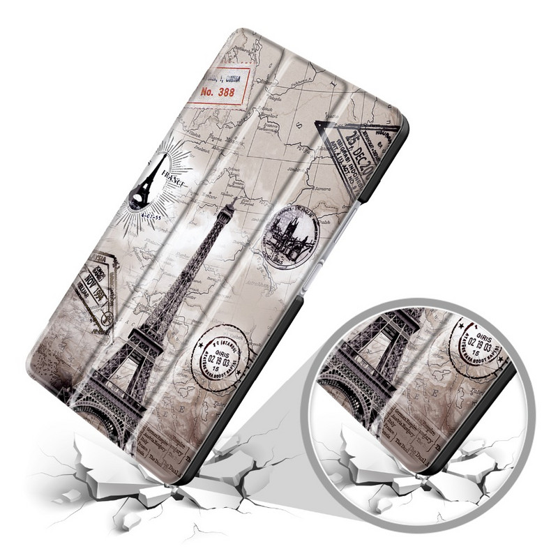 Lenovo Tab 4 8 Plus TB-8704x PU bőr tok Lenovo Tab4 8 Plus TB-8704F TB-8704N 8,0" táblagéphez