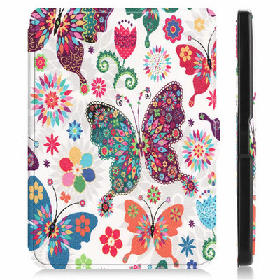 Aranyos bagoly tok Kobo Clara HD Case Smart Cover TPU bőr védőtokok KOBO Clara Clear HD 6 hüvelykes automatikus elalvás/ébresztéshez