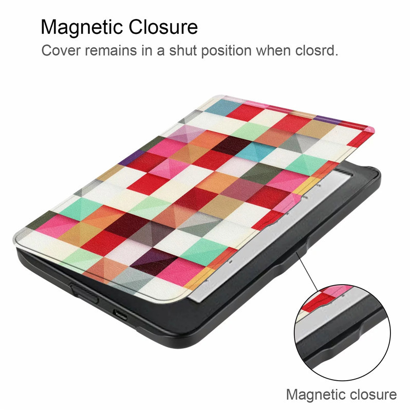 Aranyos bagoly tok Kobo Clara HD Case Smart Cover TPU bőr védőtokok KOBO Clara Clear HD 6 hüvelykes automatikus elalvás/ébresztéshez