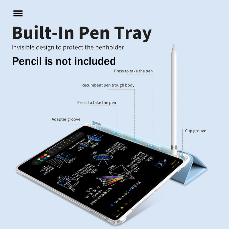 iPad Air 5 2022 Case Air 4 Case 5 tokhoz Pro 11 2021 Mini 6/4/3 10.2 7. 8. 9. 6. generációs Air 3/2 tok