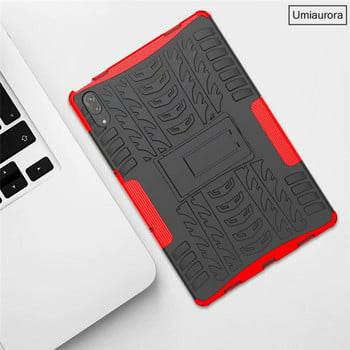 За Lenovo Tab P11 Plus TB-J606F J616F Case Tablet Armor Case TPU+PC Stand Cover за Tab 4 M8 M10 FHD Plus TB-X606F/X X306F 10.1