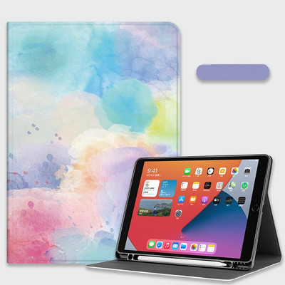 priekš Lenovo P11 Pro Plus Xiaoxin Pad Case Marmora raksta apgriežams piedurknes planšetdatora statīvs Triecienizturīgs apvalka aizsargvāciņš ar pildspalvas slotu