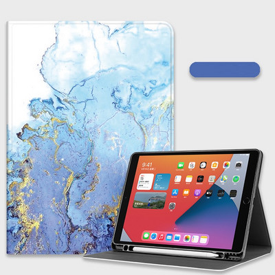 priekš Lenovo P11 Pro Plus Xiaoxin Pad Case Marmora raksta apgriežams piedurknes planšetdatora statīvs Triecienizturīgs apvalka aizsargvāciņš ar pildspalvas slotu