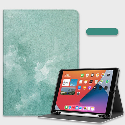 priekš Lenovo P11 Pro Plus Xiaoxin Pad Case Marmora raksta apgriežams piedurknes planšetdatora statīvs Triecienizturīgs apvalka aizsargvāciņš ar pildspalvas slotu