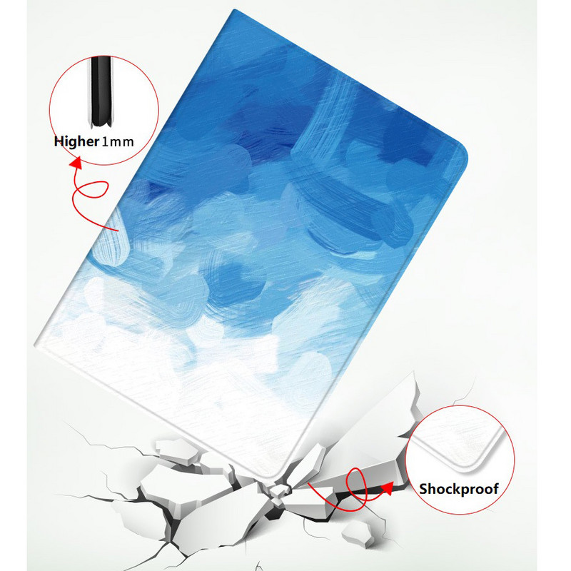 priekš Lenovo P11 Pro Plus Xiaoxin Pad Case Marmora raksta apgriežams piedurknes planšetdatora statīvs Triecienizturīgs apvalka aizsargvāciņš ar pildspalvas slotu