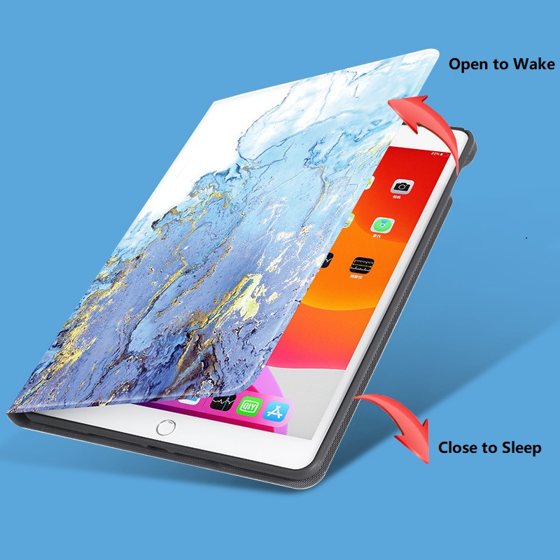 priekš Lenovo P11 Pro Plus Xiaoxin Pad Case Marmora raksta apgriežams piedurknes planšetdatora statīvs Triecienizturīgs apvalka aizsargvāciņš ar pildspalvas slotu