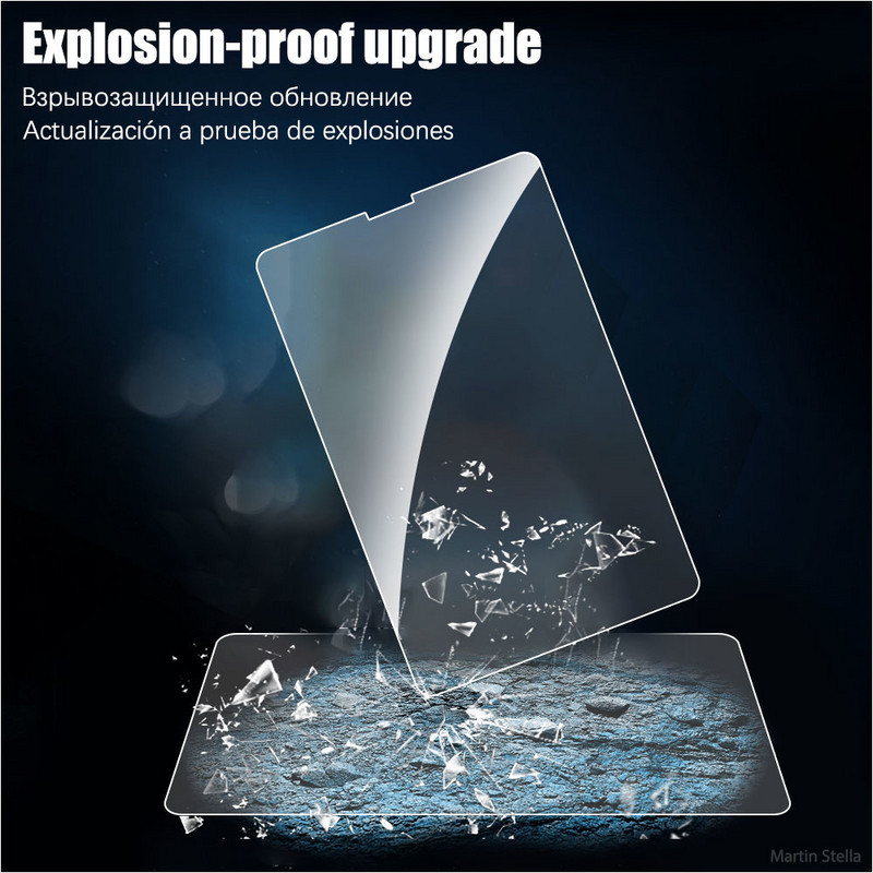 2 vnt grūdinto stiklo ekrano apsauginė plėvelė, skirta Ipad Air 5 4 2022 Pro11 2018 9,7 colio Ipad 10.2 6th 5th Gen grūdinta plėvelė Apple