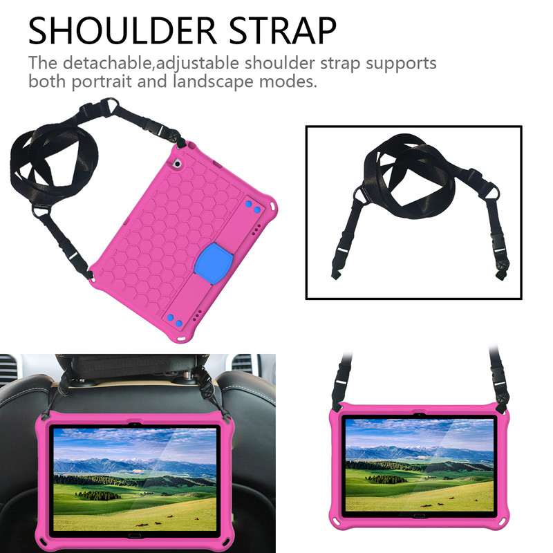 EVA torbica za tablet za Huawei MediaPad T3 10 9.6'' T5 10 10.1'' M6 8.4 M5 Lite 8.0 MatePad T8 8.0 2020 torbica otporna na udarce postolje