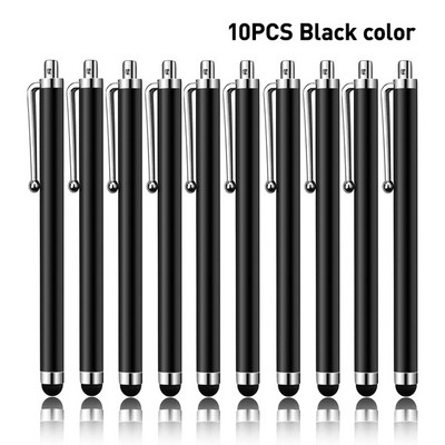 10 buc/lot stilou universal pentru ecran tactil, metal, cu clemă, pentru tabletă Apple iPad, telefon mobil Xiaomi