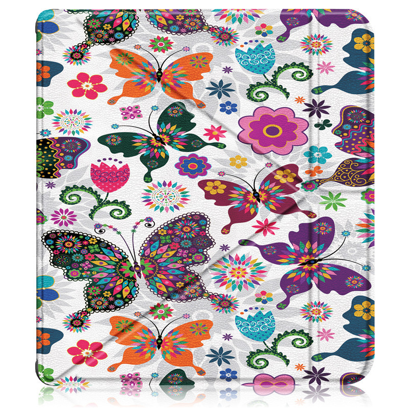 „Funda“, skirtas KOBO Libra 2 dėklui 2021 PU odinis silikoninis nugaros pilnas korpusas elektroninės knygos dėklas, skirtas Kobo Libra 2 dangteliui išmaniai sulankstomas stovo korpusas