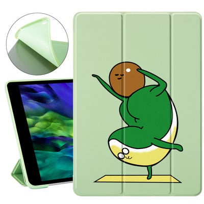 Juokingas avokadų animacinis filmas, skirtas Air 4 iPad 10.2 8th Generation Case 7th 6th Pro 11 2020 Mini 2 5 Dangtis 9.7 Planšetinio kompiuterio stovas 10.5 Air 3