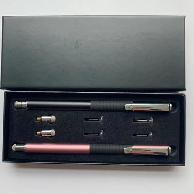 Μολύβι σχεδίασης 2 σε 1 Universal Stylus Touch Pen Disc & Fiber υφασμάτινο μολύβι για χωρητικά tablet Smartphone Laptop iPad Xiaomi