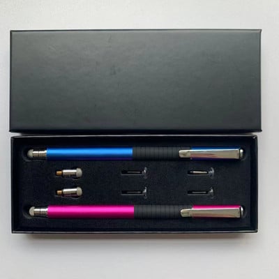 Μολύβι σχεδίασης 2 σε 1 Universal Stylus Touch Pen Disc & Fiber υφασμάτινο μολύβι για χωρητικά tablet Smartphone Laptop iPad Xiaomi