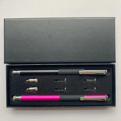 Μολύβι σχεδίασης 2 σε 1 Universal Stylus Touch Pen Disc & Fiber υφασμάτινο μολύβι για χωρητικά tablet Smartphone Laptop iPad Xiaomi