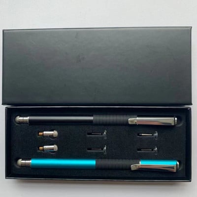 Μολύβι σχεδίασης 2 σε 1 Universal Stylus Touch Pen Disc & Fiber υφασμάτινο μολύβι για χωρητικά tablet Smartphone Laptop iPad Xiaomi