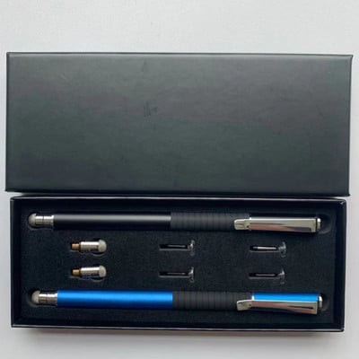 Μολύβι σχεδίασης 2 σε 1 Universal Stylus Touch Pen Disc & Fiber υφασμάτινο μολύβι για χωρητικά tablet Smartphone Laptop iPad Xiaomi