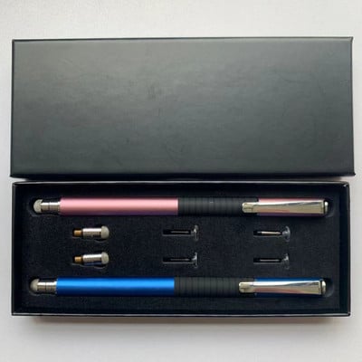 Μολύβι σχεδίασης 2 σε 1 Universal Stylus Touch Pen Disc & Fiber υφασμάτινο μολύβι για χωρητικά tablet Smartphone Laptop iPad Xiaomi