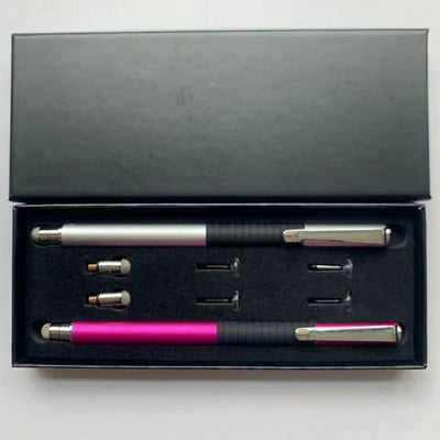 Μολύβι σχεδίασης 2 σε 1 Universal Stylus Touch Pen Disc & Fiber υφασμάτινο μολύβι για χωρητικά tablet Smartphone Laptop iPad Xiaomi