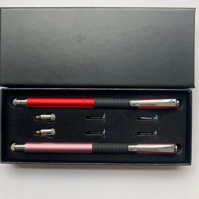 Μολύβι σχεδίασης 2 σε 1 Universal Stylus Touch Pen Disc & Fiber υφασμάτινο μολύβι για χωρητικά tablet Smartphone Laptop iPad Xiaomi