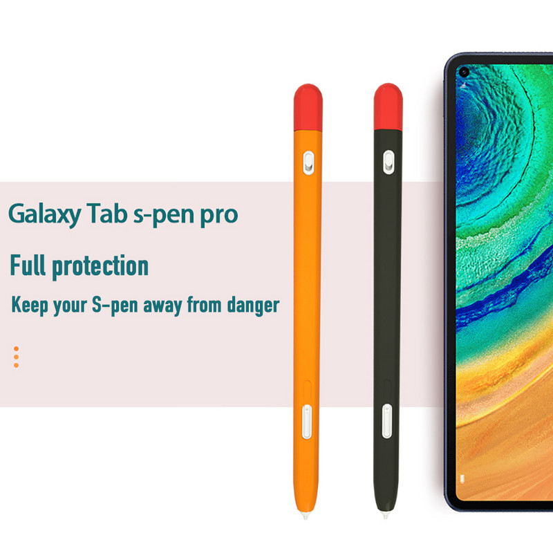 Για Samsung Galaxy Tab S Pen Pro Stylus Αντιχαρακτική Ελαφριά προστατευτική θήκη σιλικόνης Αξεσουάρ κάλυμμα στυλό αφής χαριτωμένο δέρμα