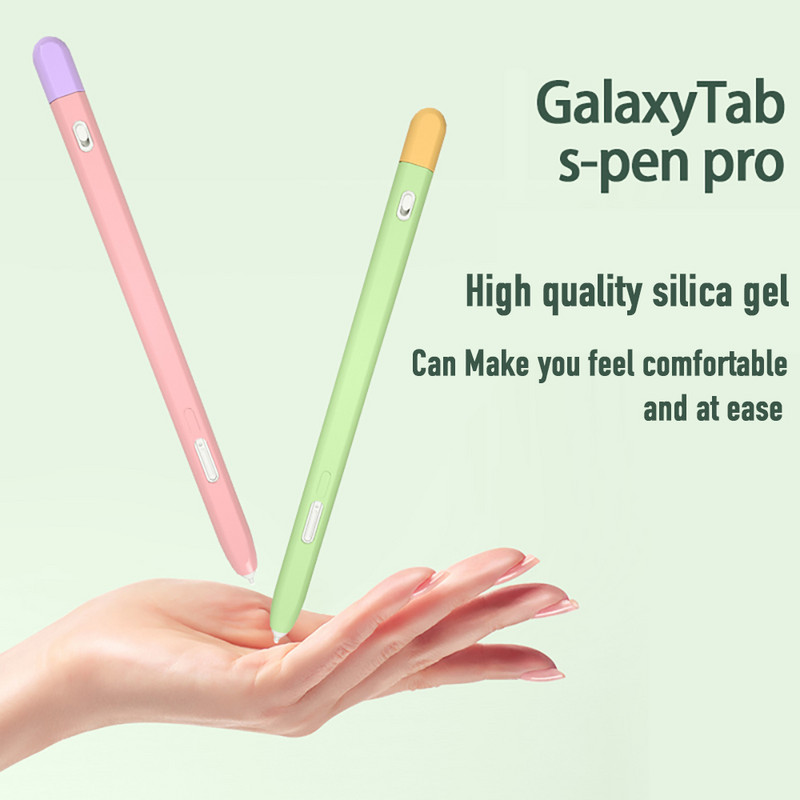 Για Samsung Galaxy Tab S Pen Pro Stylus Αντιχαρακτική Ελαφριά προστατευτική θήκη σιλικόνης Αξεσουάρ κάλυμμα στυλό αφής χαριτωμένο δέρμα