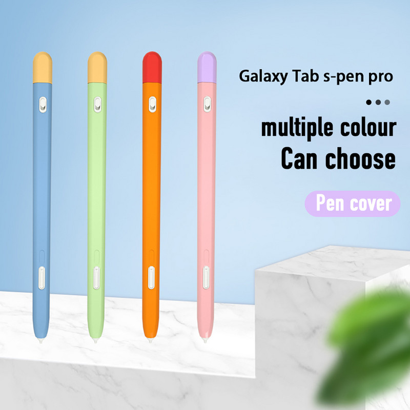 Για Samsung Galaxy Tab S Pen Pro Stylus Αντιχαρακτική Ελαφριά προστατευτική θήκη σιλικόνης Αξεσουάρ κάλυμμα στυλό αφής χαριτωμένο δέρμα