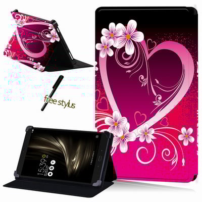 Tahvelarvutiümbris Asus ZenPad 10/ ZenPad 8/7/ZenPad S 8/ZenPad C 7 universaalne tolmuvastane nahast ümbris + tasuta pliiats