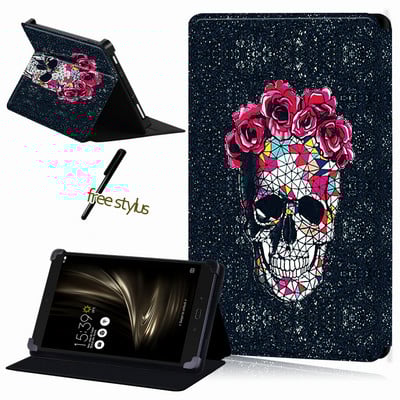 Tahvelarvutiümbris Asus ZenPad 10/ ZenPad 8/7/ZenPad S 8/ZenPad C 7 universaalne tolmuvastane nahast ümbris + tasuta pliiats