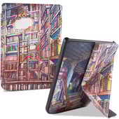 Θήκη PocketBook Touch HD 3/Touch Lux 4 5/Basic Lux 2/Basic 4/633 Color 2020 - Ελαφρύ λεπτό προστατευτικό κάλυμμα βάσης Origami