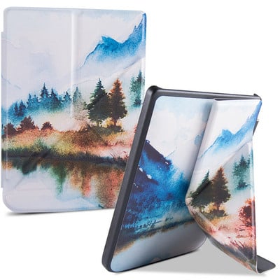 Θήκη PocketBook Touch HD 3/Touch Lux 4 5/Basic Lux 2/Basic 4/633 Color 2020 - Ελαφρύ λεπτό προστατευτικό κάλυμμα βάσης Origami
