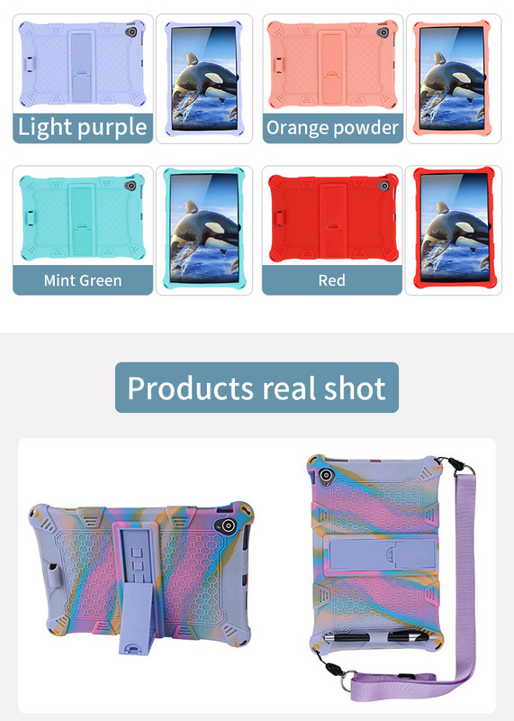 Puha szilikon tok Teclast P30 HD 10,1 hüvelykes táblagép borító tok Teclast P30HD állványvédő burkolathoz