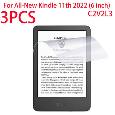 3 DB PET puha film képernyővédő fólia 2022 Kindle 11th Generation 6 hüvelykes C2V2L3 védőfólia vadonatúj Kindle 11th 2022-hez
