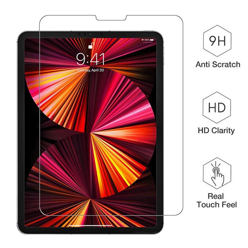 2 DB képernyővédő fólia iPad Pro 12,9 hüvelykes 2021 5th A2379 A2461 A2462 12,9 hüvelykes védőfólia karcolásgátló átlátszó edzett üveghez
