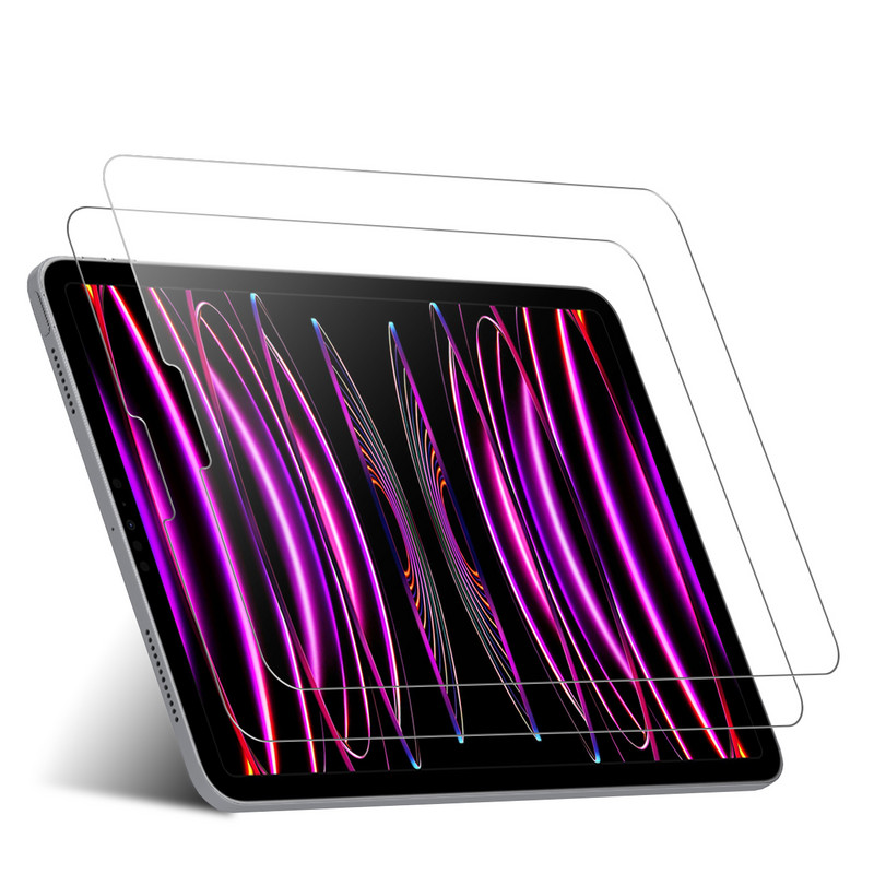 2 DB képernyővédő fólia iPad Pro 12,9 hüvelykes 2021 5th A2379 A2461 A2462 12,9 hüvelykes védőfólia karcolásgátló átlátszó edzett üveghez