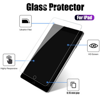 2 τμχ Clear Tempered Glass For Ipad 9 8 7 6 5 9th Generation 8th 7th 6th Screen Protector for Ipad Pro 11 10.5 9.7 Air 5 4 Mini 6