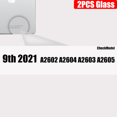 2tk läbipaistev karastatud klaas Ipadile 9 8 7 6 5 9. põlvkonna 8. 7. 6. ekraanikaitse Ipad Pro 11 jaoks 10.5 9.7 Air 5 4 Mini 6