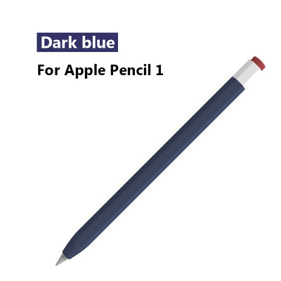 Silikónové puzdro na stylus pre Apple Pencil 1/2, farebne zodpovedajúce ochranné puzdro na stylus, protišmykové, proti pádu, puzdro na pero pre iPad 2/1