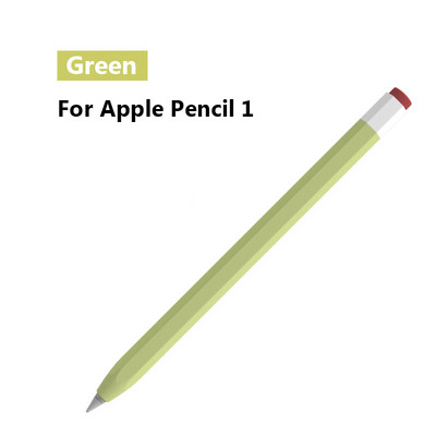 Silikónové puzdro na stylus pre Apple Pencil 1/2, farebne zodpovedajúce ochranné puzdro na stylus, protišmykové, proti pádu, puzdro na pero pre iPad 2/1