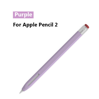 Silikónové puzdro na stylus pre Apple Pencil 1/2, farebne zodpovedajúce ochranné puzdro na stylus, protišmykové, proti pádu, puzdro na pero pre iPad 2/1