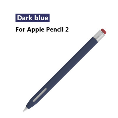 Silikónové puzdro na stylus pre Apple Pencil 1/2, farebne zodpovedajúce ochranné puzdro na stylus, protišmykové, proti pádu, puzdro na pero pre iPad 2/1