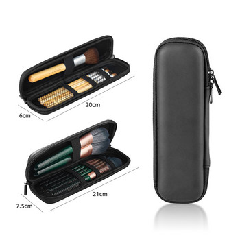 Мултифункционална черна EVA твърда обвивка Защитен калъф за носене Контейнер за слушалки Преносима кутия за съхранение за стилус писалка молив