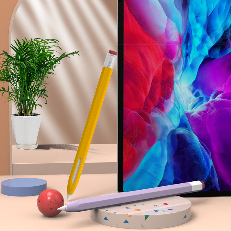 Zaštitna silikonska futrola kompatibilna za Apple Pencil 1st 2nd Tablet Touch Pen Stylus Sleeve Pouch Torbica za Apple Pencil 2 Case